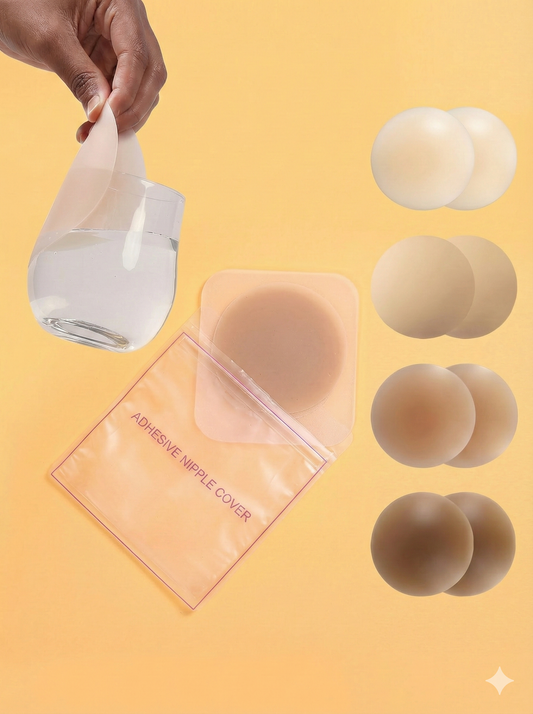 Adhesive Nipple Reusable Covers