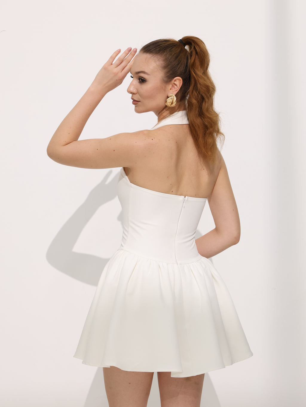 Ivory Whisper Mini Dress