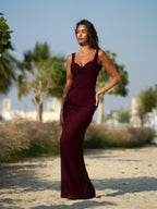 Marbella Maxi Dress – Wine