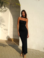 Obsidian Midnight Whisper Maxi Dress