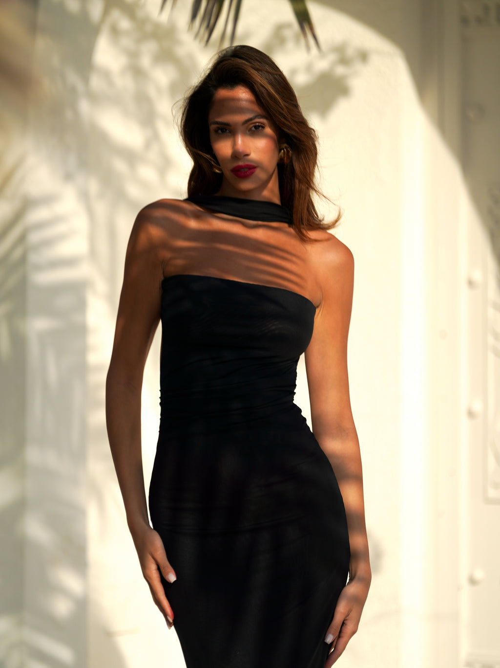 Obsidian Midnight Whisper Maxi Dress