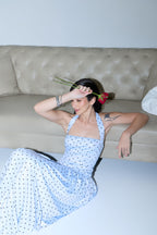 Saint-Tropez Soleil Midi Blue Polka - PREORDER