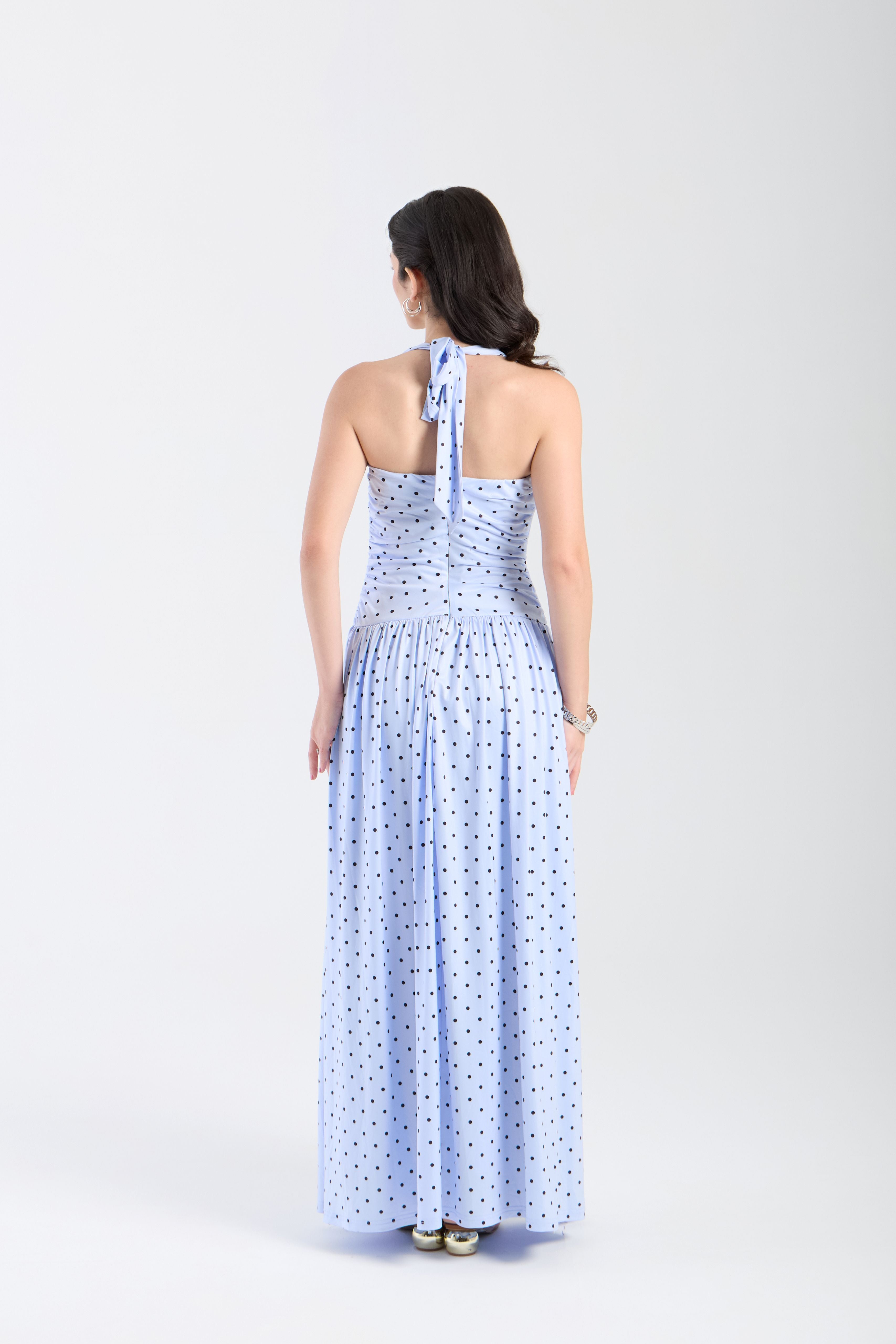 Saint-Tropez Soleil Midi Blue Polka - PREORDER