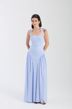 Saint-Tropez Soleil Midi Blue Polka - PREORDER