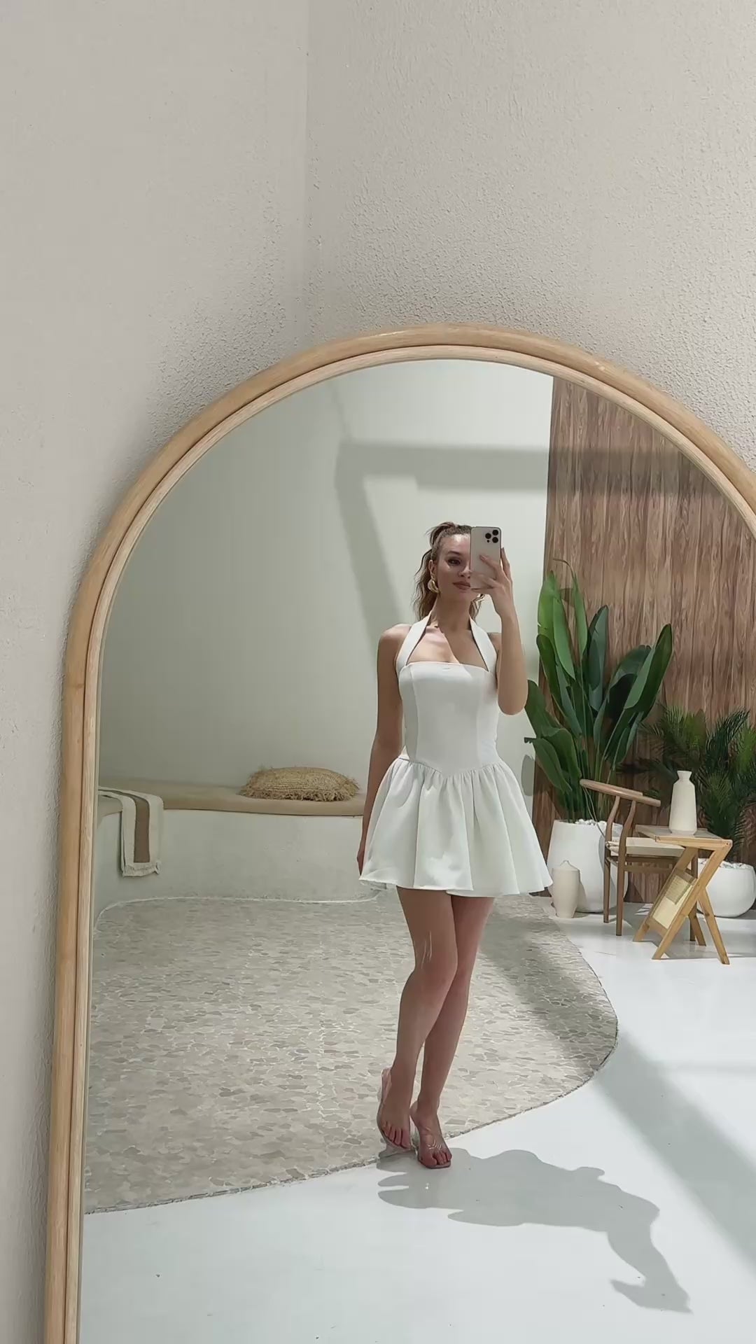 Ivory Whisper Mini Dress